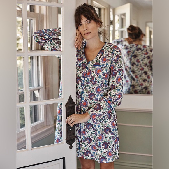 summersalt Other - Summersalt‎ The Cloud 9 Boyfriend Sleep Shirt size 1XL silky pajamas button
